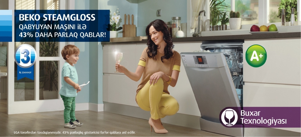 BEKO - STEAMGLOSS TEXNOLOGİYASI!