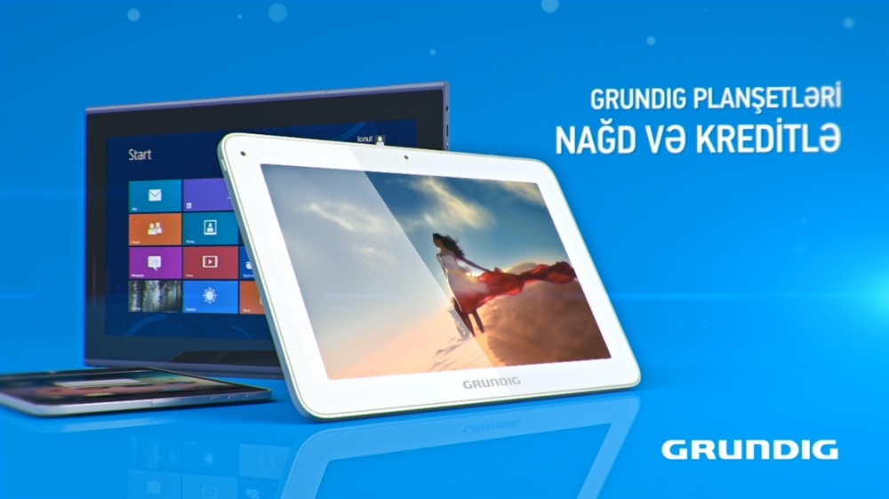 SOLİTON - GRUNDİG TABLET-NOUTBUKLARI VƏ PLANŞETLƏRİ SƏRFƏLİ ŞƏRTLƏRLƏ!