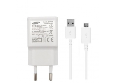Samsung 5 V - 2.0 A Fast Charger + Micro USB Kabel