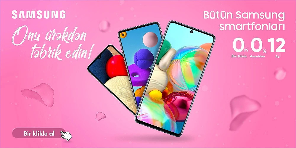 CAMPAIGN OF MARCH 8 ON SAMSUNG SMARTPHONES!