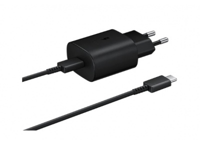 Charger + Type-C ↔ Type-C Cable Samsung 25W Black