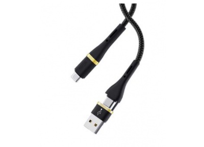 Wiwu USB A/C ↔ Type-C Kabel 1.2M ED-106 Black
