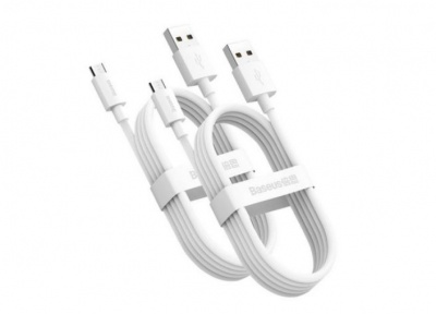 Baseus USB↔MICRO Kabel 1.5M SIMPLE White Duo