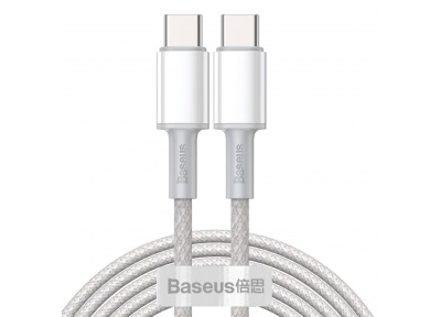 Baseus TYPE-C↔TYPE-C Kabel 2M DENSITY 100W White