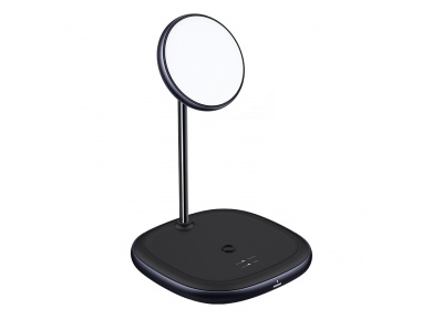 Baseus Stand Holder Wireless Charger 20 W Swan 2in1 Black