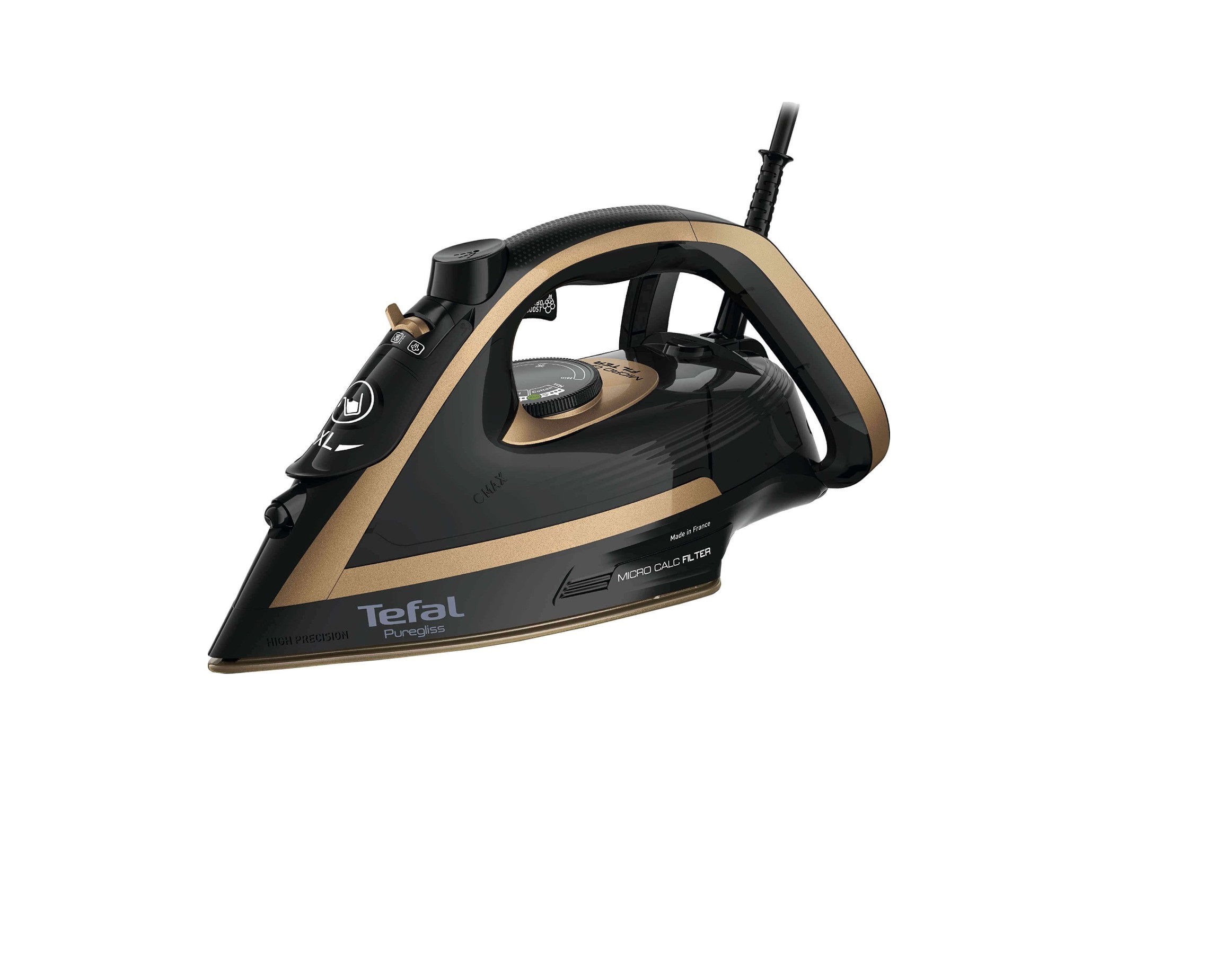 Ütü TEFAL Puregliss FV8064 Durilium Airglide 3000W Qızılı 1830008648